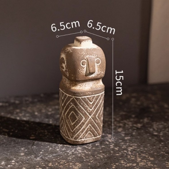 Jiu Han Cementni statu dekor — Karikatura izgled, Materijal: plast/smola, Druga kategorija
