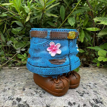 Διακοσμητικό ρητίνης για γλάστρες – εξωτερικός κήπος, μοντέρνο μινιμαλιστικό στυλ, κατάλληλο για παχύφυτα και λουλούδια