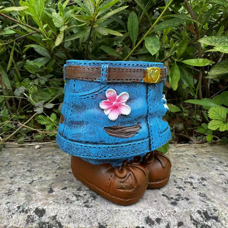 Διακοσμητικό ρητίνης για γλάστρες – εξωτερικός κήπος, μοντέρνο μινιμαλιστικό στυλ, κατάλληλο για παχύφυτα και λουλούδια