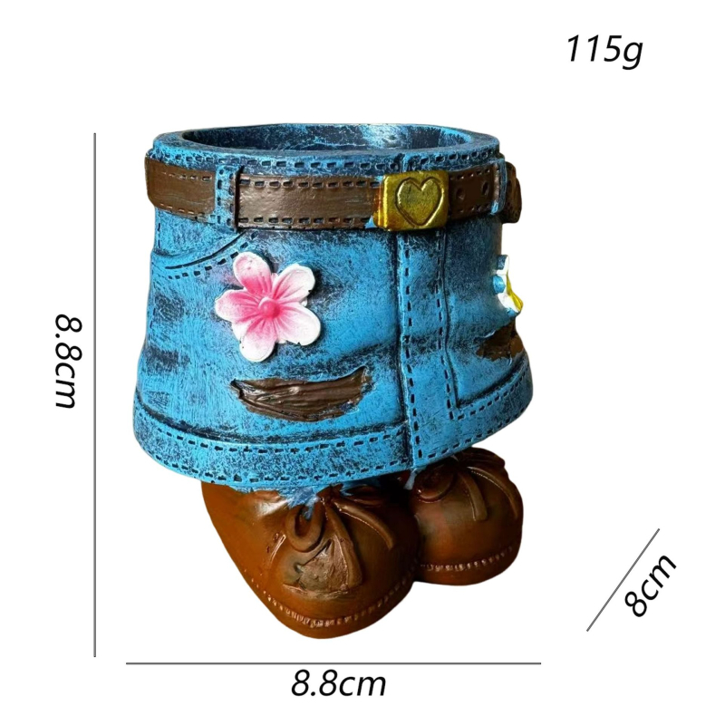 Διακοσμητικό ρητίνης για γλάστρες – εξωτερικός κήπος, μοντέρνο μινιμαλιστικό στυλ, κατάλληλο για παχύφυτα και λουλούδια