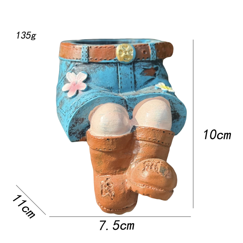 Διακοσμητικό ρητίνης για γλάστρες – εξωτερικός κήπος, μοντέρνο μινιμαλιστικό στυλ, κατάλληλο για παχύφυτα και λουλούδια