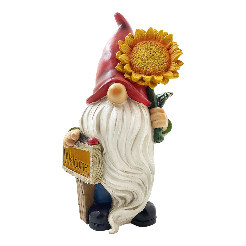 Vrtna svjetleća figura od smole May Hong – dekorativni komad od smole, kategorija Resin Crafts, pakiranje: obična