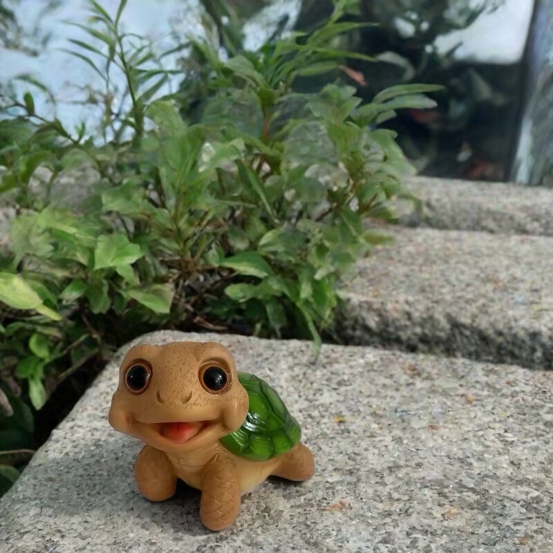 Smoleni bonsai Kornjače za vrt — pastoralni stil, mini krajolik, kartonsko pakiranje