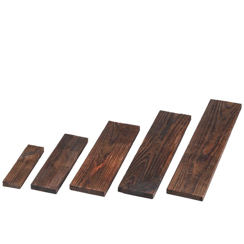 Drveni akvarij s kineskim stilom, polirana drvena površina, izrada polu-ručna i polu-mehanička, DIY dekoracija za dvorište