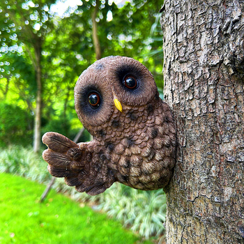 Gyanta kerti állatfigura - modern minimalista stílusú kültéri szobor Pengteng