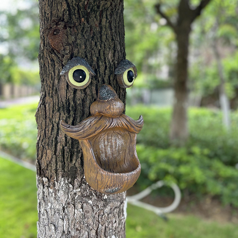 Gyanta kerti állatfigura - modern minimalista stílusú kültéri szobor Pengteng