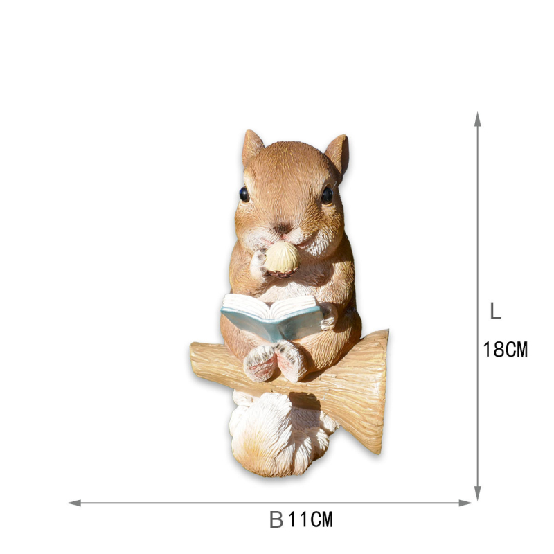 Gyanta kerti állatfigura - modern minimalista stílusú kültéri szobor Pengteng