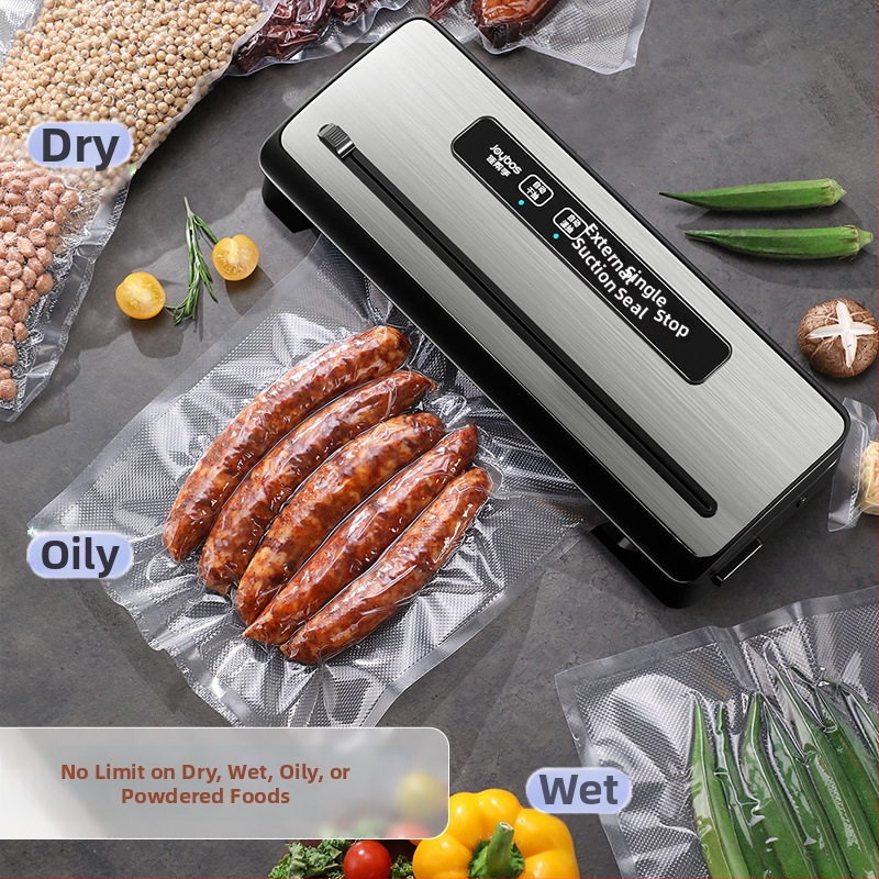 Vakuová baliaca stanica, plne automatická, pre domáce a komerčné balenie potravín