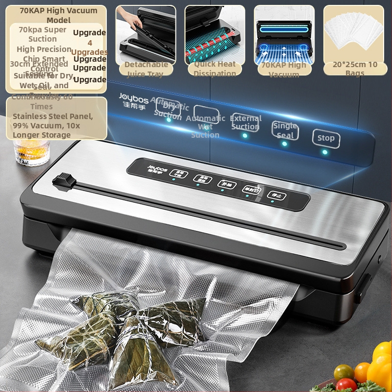 Vakuová baliaca stanica, plne automatická, pre domáce a komerčné balenie potravín