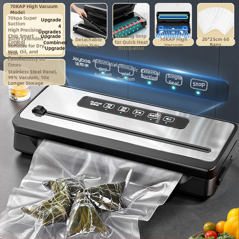 Vakuová baliaca stanica, plne automatická, pre domáce a komerčné balenie potravín