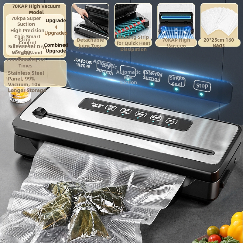 Vakuová baliaca stanica, plne automatická, pre domáce a komerčné balenie potravín