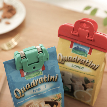 KM.1087 clip de sigilare pentru pungile de alimente – Km brand, stil japonez, imprimare logo disponibilă