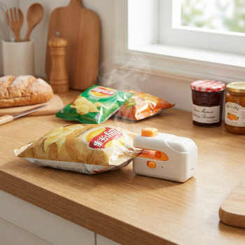 Clips sigiliu pentru pungi – compact, sigilare termică, imprimare logo, prelucrare la comandă