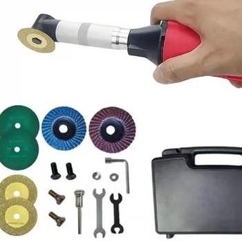 Polizor electric unghiular cu cot de 90°, design suspendat, reglare în 6 trepte, alimentare la priză, 110–240V, 2,5 kg, pentru tăiere și polizare, îndepărtarea ruginii