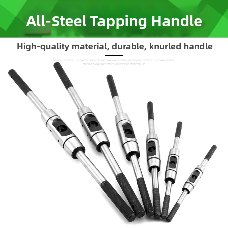 Závitovací kľúč s hriňovým mechanizmom, celokovová konštrukcia, nastaviteľný, chrómovaný, 45# oceľ, rovná rukoväť