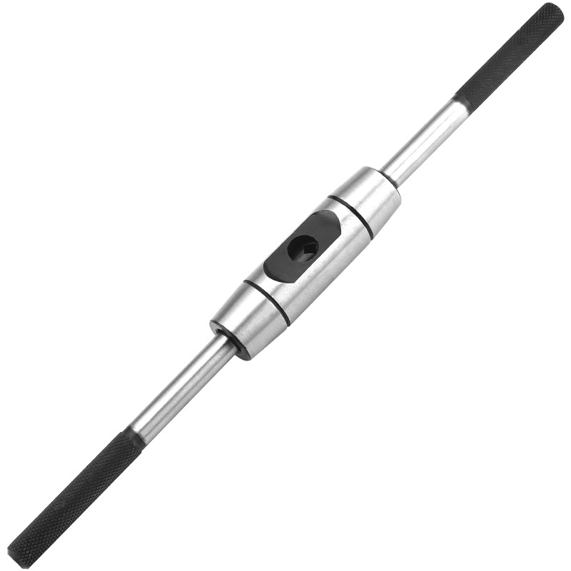 Menetfúró kulcs hrapov mechanizmussal, teljes acél konstrukció, állítható, krómozott felület, 45# acél, egyenes fogantyú