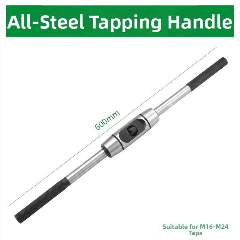 Závitovací kľúč s hriňovým mechanizmom, celokovová konštrukcia, nastaviteľný, chrómovaný, 45# oceľ, rovná rukoväť