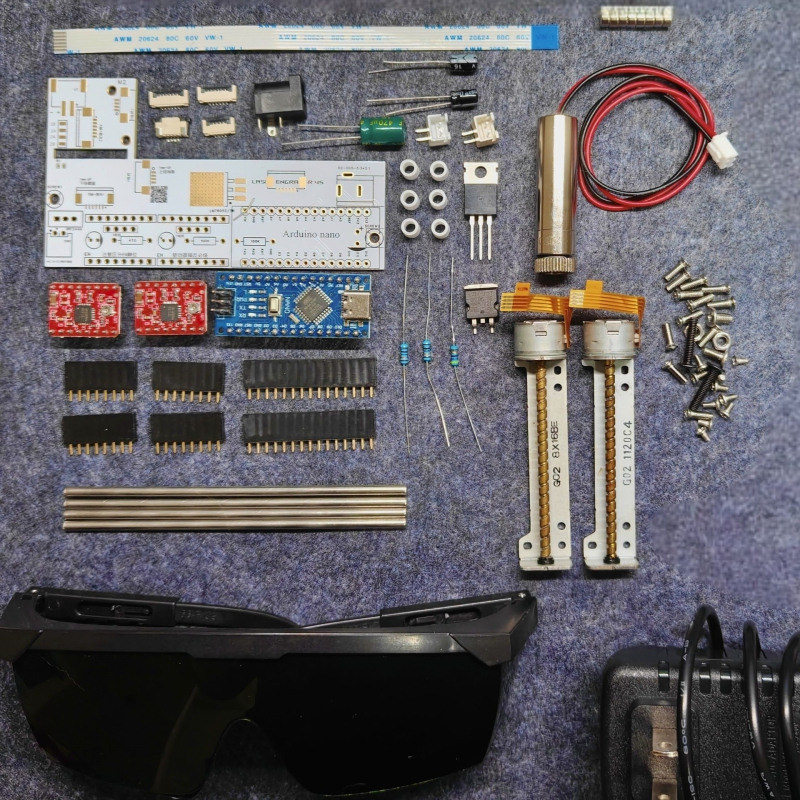 Starlight 4S lézergravíró gép, teljes tartozékkészlet, kiváló precizitású gravírozás