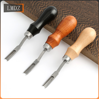 Edge Scraper s drvenom drškom – Leather DIY Tool, French Wide Edge, Thinning Knife (Origin: Anhui; Brand: Yl; Nije uvezeno)