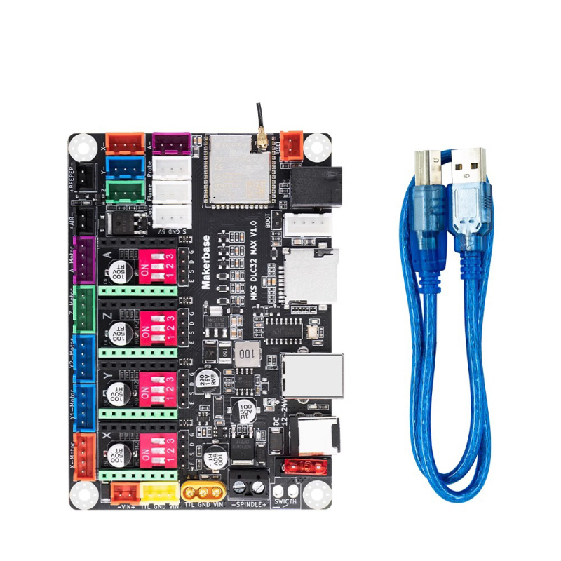 MKS DLC32 MAX Lézer Gravírozó Gép Fő Vezérlőpanel WiFi-vel – Nagysebességű Gravírozás és CNC Írás