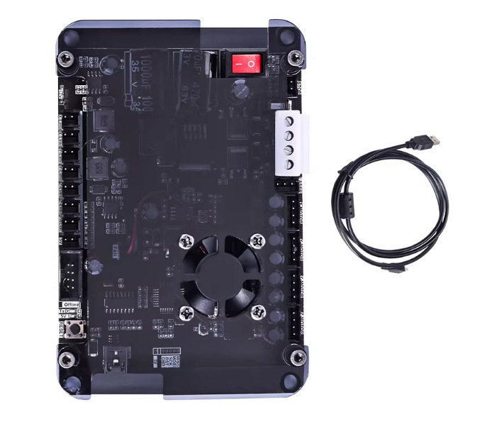 GRBL Vezérlőpanel - USB 3-Axis, Offline lézergravírozáshoz, DIY kis CNC gravíró gépekhez (12V)