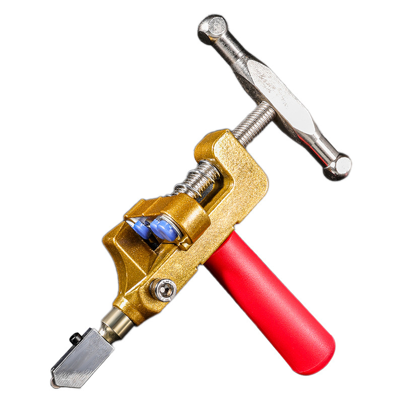 Τ-τύπου push knife για γυαλί και κεραμικές πλάκες, φορητό μοντέλο, μάρκα Enjoy, για κοπή γραμμών