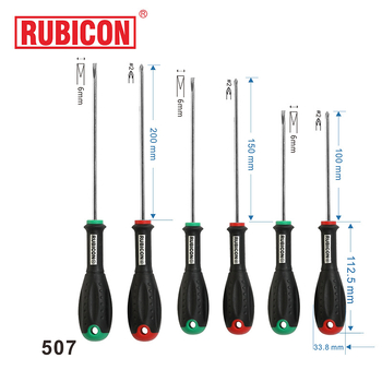 Κατσαβίδι Robin Hood RUBICON με σταυρωτή κεφαλή, μαγνητικό, από χρωμιο-βανadi χάλυβα (σταυρωτή κεφαλή • μαγνητικό • CR-V)