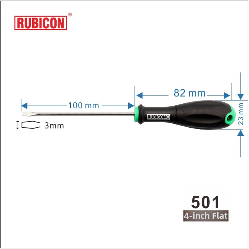 Šroubovák Robin Hood RUBICON s krížovou hlavou, chróm-vanádium oceľ, magnetický (krížová hlava • magnetický • CR-V)