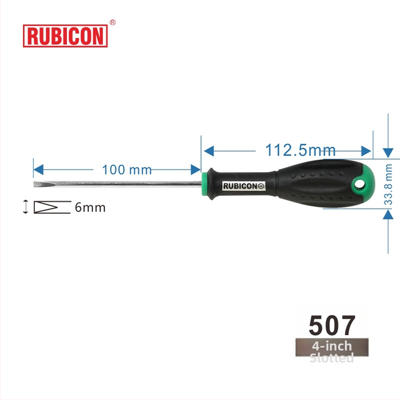 Šroubovák Robin Hood RUBICON s krížovou hlavou, chróm-vanádium oceľ, magnetický (krížová hlava • magnetický • CR-V)