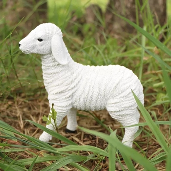 Γλυπτό κατσίκας για εξωτερικό κήπο (Μάρκα: Zhuo Hua; Υλικό: Φυσική ρητίνη; Στυλ: ποιμενικό; Διαδικασία: γλυπτική)