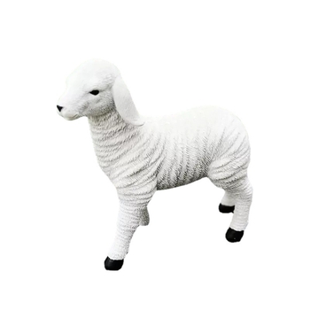 Γλυπτό κατσίκας για εξωτερικό κήπο (Μάρκα: Zhuo Hua; Υλικό: Φυσική ρητίνη; Στυλ: ποιμενικό; Διαδικασία: γλυπτική)