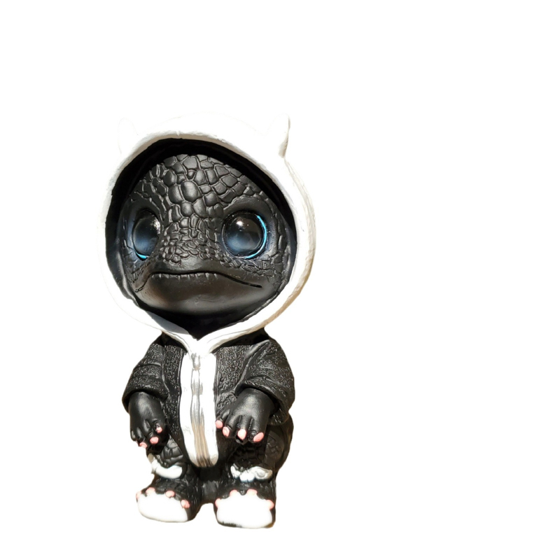 Mutang Ρητίνη Διακοσμητικό Δράκος-Ελφ – Καρτούν Φιγούρα Δράκου, Χριστουγεννιάτικη Διακόσμηση Κήπου