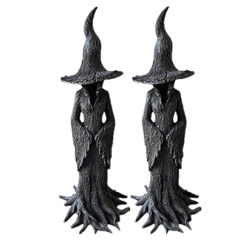 Halloween smoljena figura vještice za vanjski vrt i balkon – dekor od smole | Materijal: Smola | Kategorija: Smola ručni radovi | Praznik: Halloween | Poklon: Praznički dar