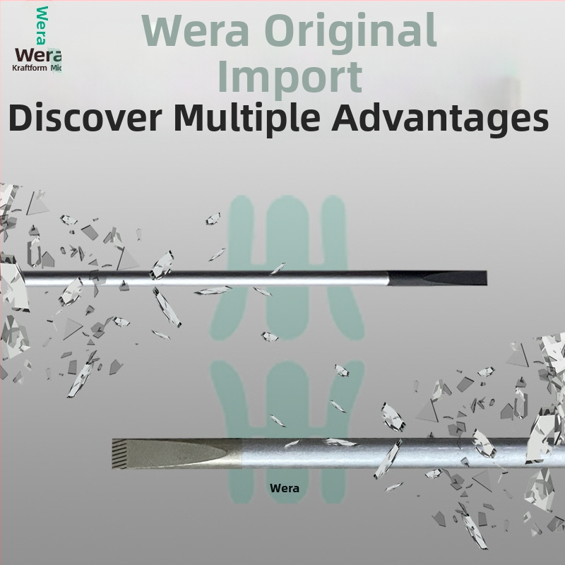 Vera pločasti odvijač 335 serije, industrijske klase, CR-V čeli, oštrica 2-6 mm, PVC držak