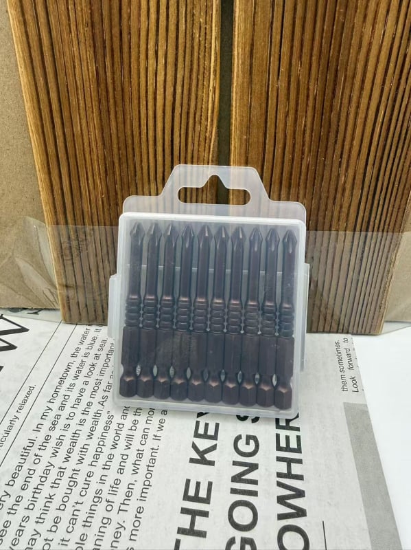 Set bitova za električnu bušilicu od S2 alatne čelične, magnetski, neizolirano, težina 0.3
