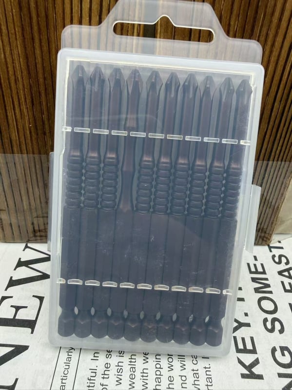Set bitova za električnu bušilicu od S2 alatne čelične, magnetski, neizolirano, težina 0.3