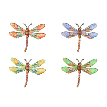 Dragonfly kovana zidna dekoracija — za vrt i dom (Materijal: kovano željezo; Kategorija: zidna umjetnost od željeza; Primjena: univerzalno, vrt, unutarnje i vanjske)