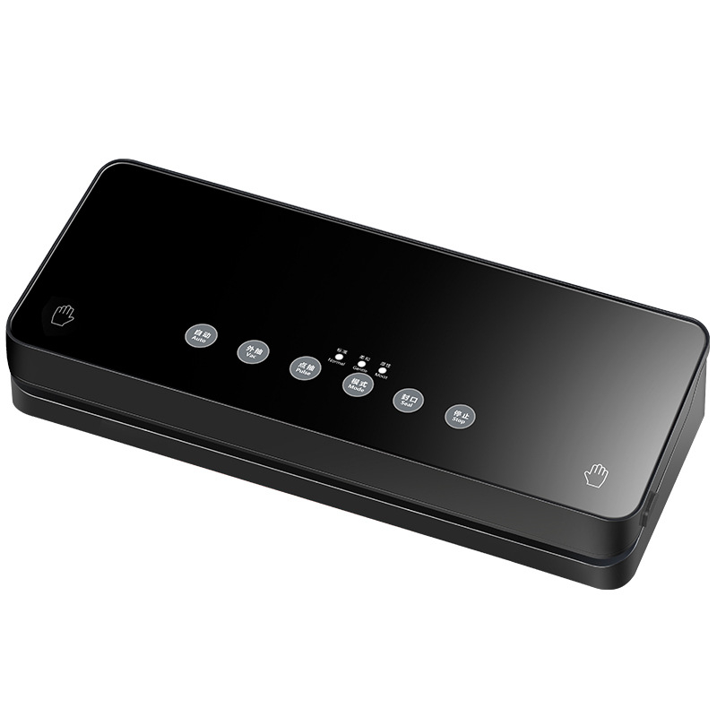 Mașină de vidat pentru ambalare, lățime sigilare 30 cm, 100W, 110-220V, model A1918, carcasă din sticlă securizată + ABS