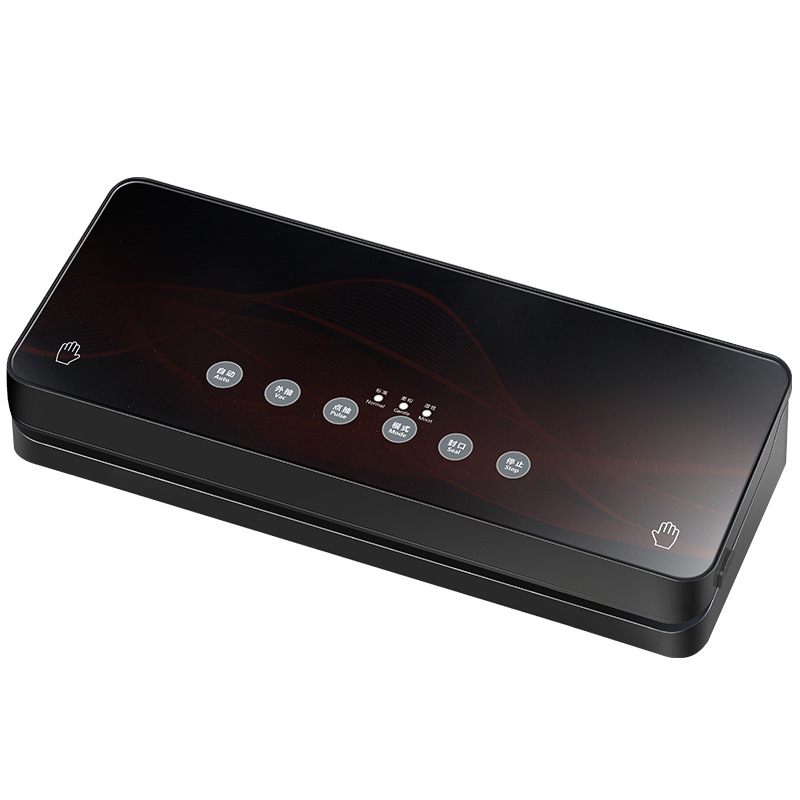 Mașină de vidat pentru ambalare, lățime sigilare 30 cm, 100W, 110-220V, model A1918, carcasă din sticlă securizată + ABS