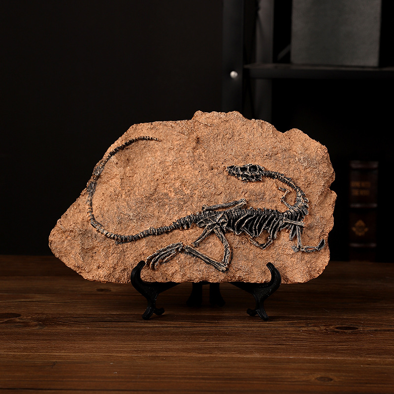 Dinosaura figura od smole – nordijski moderni umjetnički kip za dom, dekor ili ideja za poklon