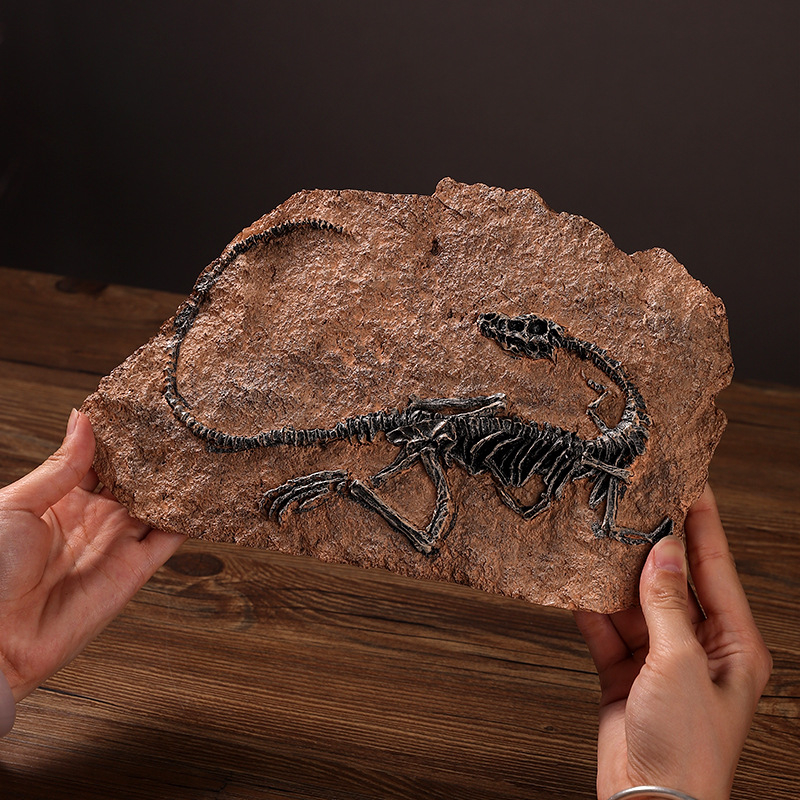 Dinosaura figura od smole – nordijski moderni umjetnički kip za dom, dekor ili ideja za poklon