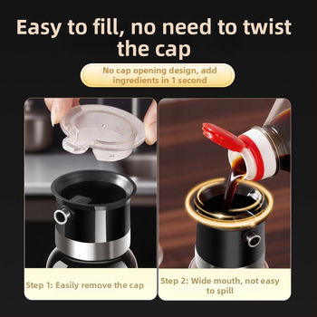 Fľaša na olej s protirozliacim uzáverom – sklenená fľaša na potraviny, značka aileyou, moderný minimalistický štýl