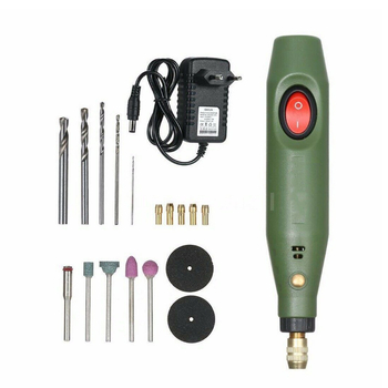 Mini elektromos gravírozó toll P500-8, hálózati tápegység, 110–220 V, állandó sebesség, 0,95 m kábel, tömeg 0,21 kg