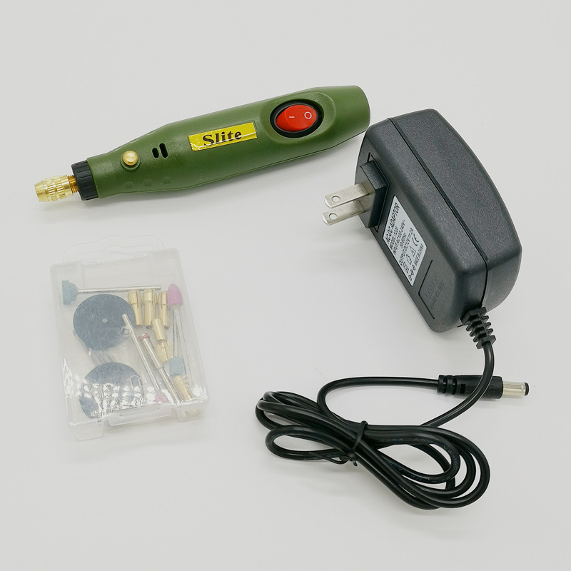 Mini elektromos gravírozó toll P500-8, hálózati tápegység, 110–220 V, állandó sebesség, 0,95 m kábel, tömeg 0,21 kg