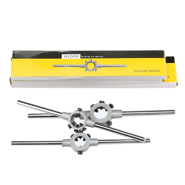 Zinc alloy die reamer wrench and die holder set, Round Tooth Reamer, M3-M22