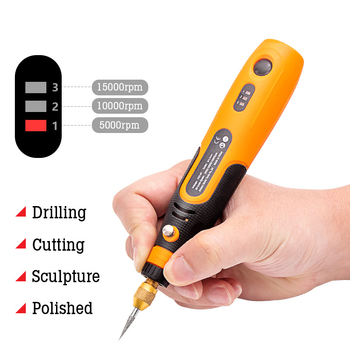 Mini USB újratölthető elektromos csiszoló toll jade megmunkálásához — lítium-akkumulátor, 110–240V, 0,6 m hosszú kábel, töltő a csomagban, ideális körömdizájnhoz, fogászati és ékszer gravírozáshoz