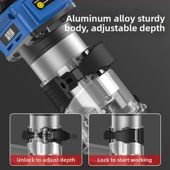 Ασύρματο εργαλείο επεξεργασίας ακμών ξυλουργικής - Warcraft Master, 21V επαναφορτιζόμενη μπαταρία λιθίου, για ξυλουργικές εφαρμογές