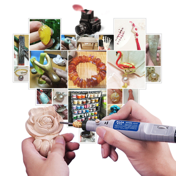 Jádhoz, kőhöz és fához szánt, sebességszabályozós kézi elektromos gravírozó – végtelenül állítható sebesség, hálózati tápellátás, 220V