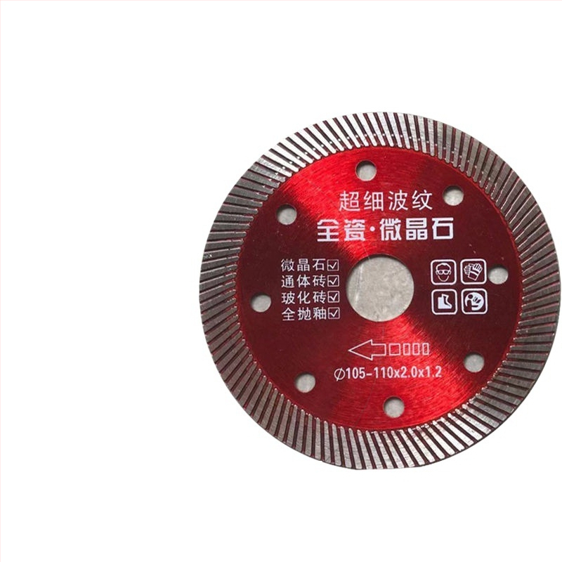 Gyémánt csempevágó korong sarokcsiszolóhoz – ultra vékony száraz vágás, teljes kerámia, fog nélküli