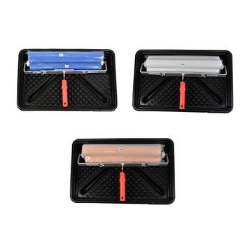 Set valjka za bojanje s plastičnim pladnjem, plastični pladanj za bojanje, 20 inča, 3×18 inčnih valjaka, teleskopski nosač, model T2087